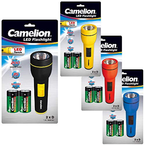 Algopix Similar Product 11 - Camelion FL1L2D Torch, Yellow