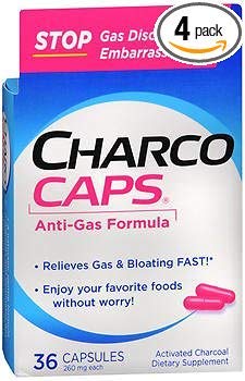 Algopix Similar Product 14 - CharcoCaps Activated Charcoal Capsules