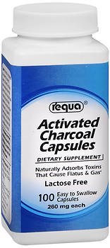 Algopix Similar Product 6 - Requa Activated Charcoal Capsules 100