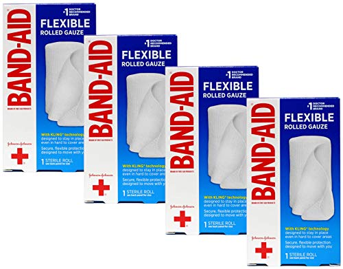Algopix Similar Product 17 - BandAid Rolled Gauze Medium 3 x 25