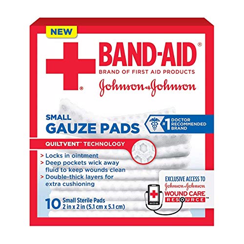 Algopix Similar Product 1 - BandAid Gauze Pads Small  10 ct Pack