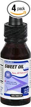 Algopix Similar Product 4 - Humco Sweet Oil - 1 oz, Pack of 4