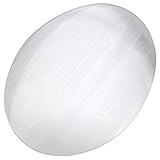 Algopix Similar Product 3 - Rockcloud Natural Oval Selenite Chakra