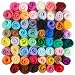 Algopix Similar Product 9 - 60 Colors Wool Roving  Felting Wool 