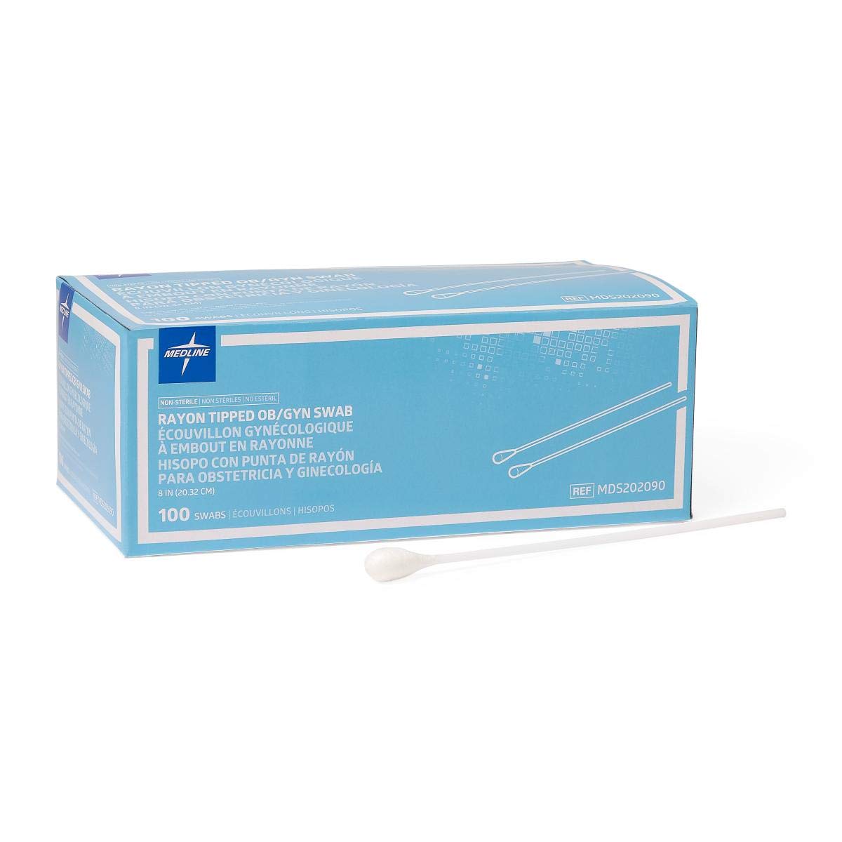 Algopix Similar Product 9 - Medline Nonsterile OBGYN Swabs Rayon