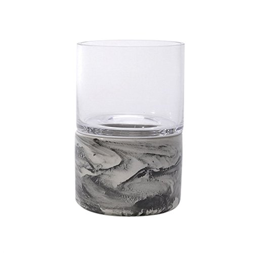 Algopix Similar Product 12 - Benzara Ceramic  Glass Hurricane