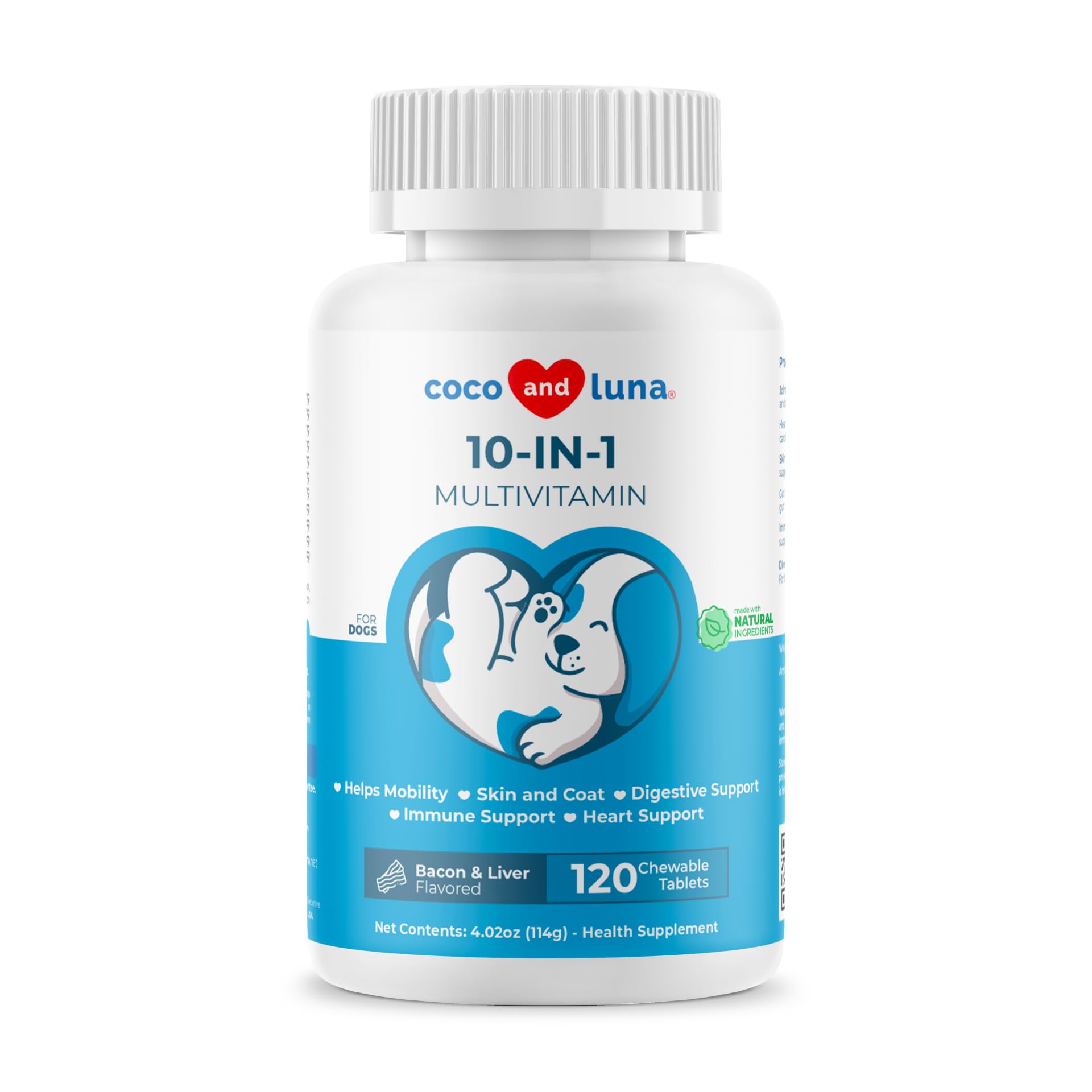 Algopix Similar Product 9 - 10 in 1 Multivitamin for Dogs  120