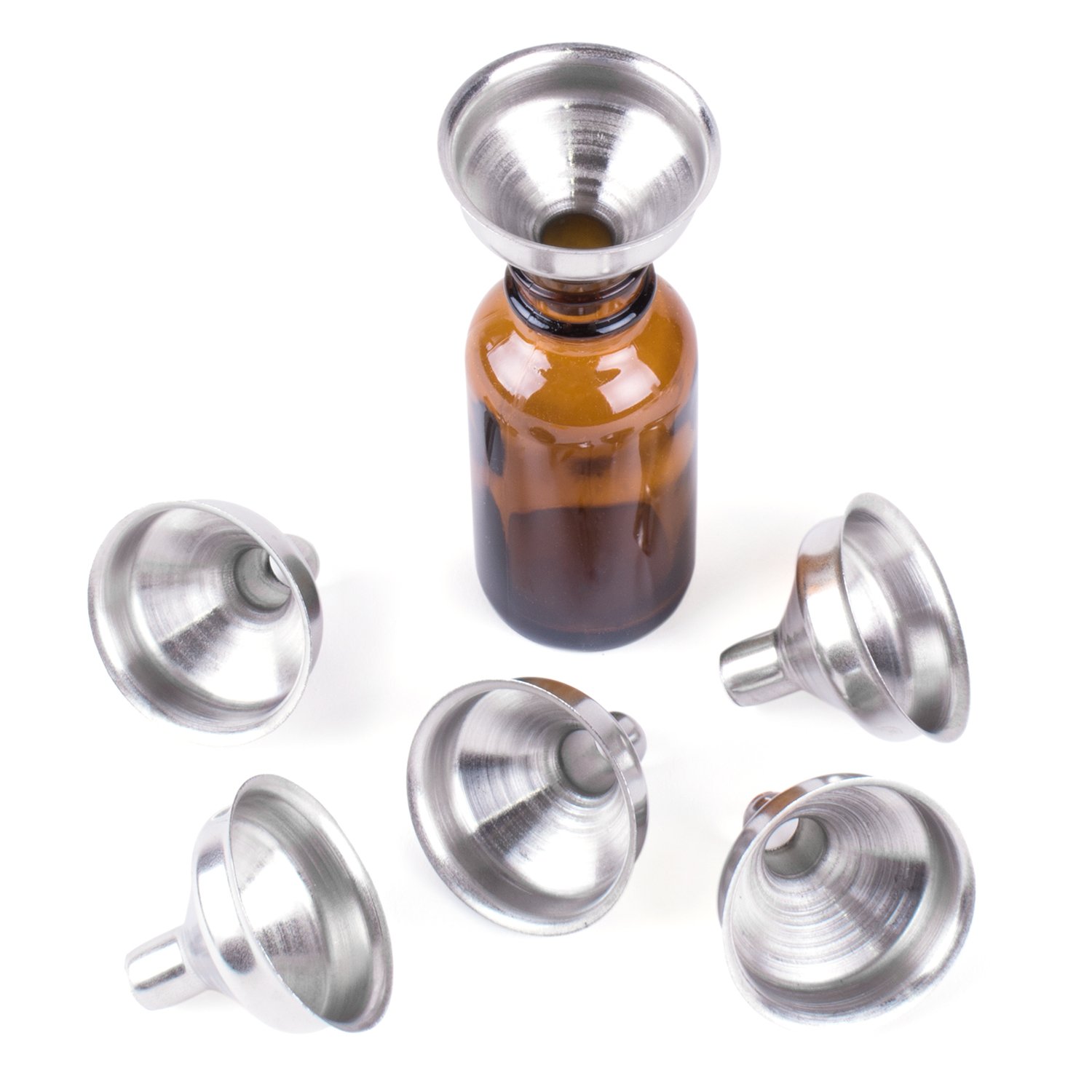 Algopix Similar Product 6 - 125 Stainless Steel Mini Funnels for