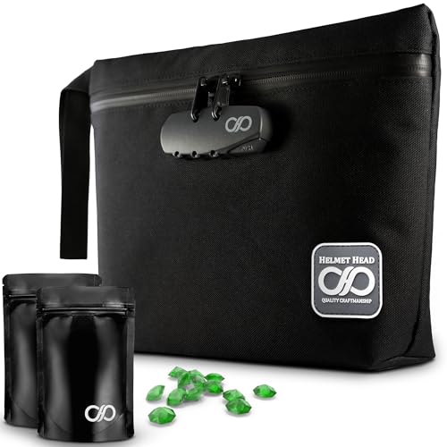 Algopix Similar Product 12 - HELMET HEAD Smell Proof Bag with