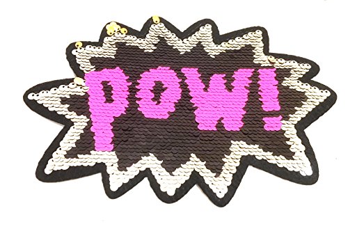 Algopix Similar Product 20 - 2 Sided Sequence,Sewing,Patch,Pow Design