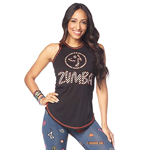 Algopix Similar Product 2 - Zumba Workout High Neck Tank Top