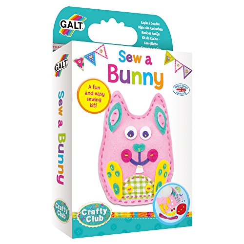 Algopix Similar Product 12 - Galt Toys Sew A Bunny Sewing Kit Craft