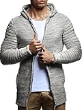 Algopix Similar Product 4 - Leif Nelson Mens Full Zip Cardigan 