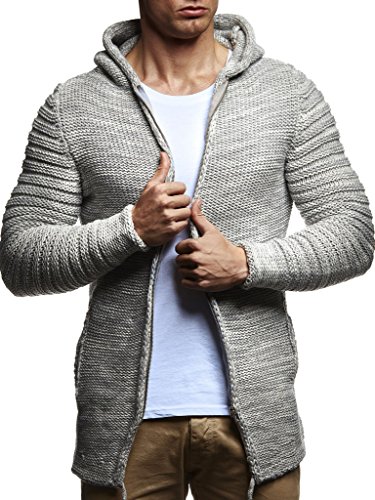 Algopix Similar Product 15 - Leif Nelson Mens Full Zip Cardigan
