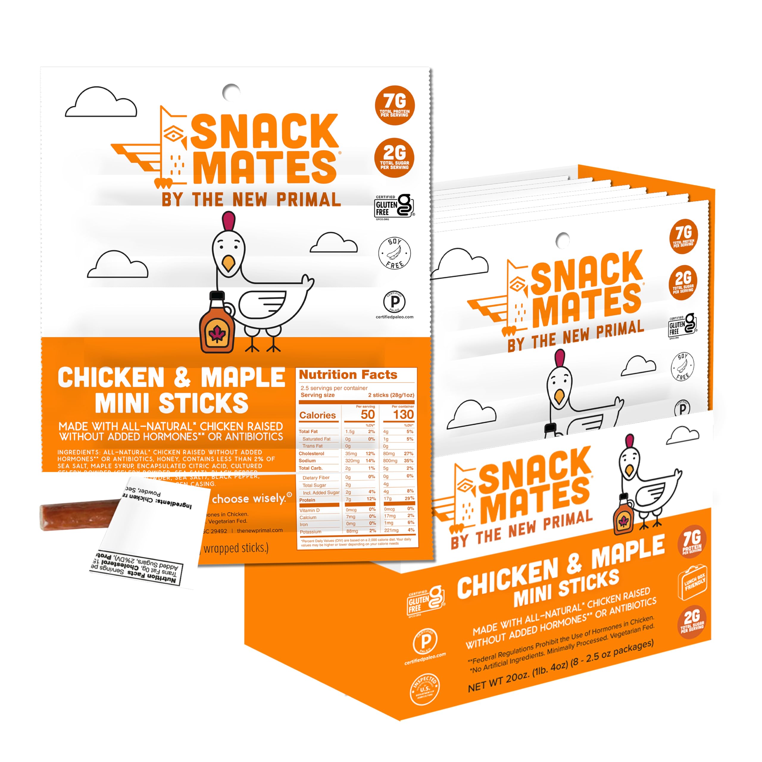 Algopix Similar Product 13 - The New Primal Snack Mates Chicken 