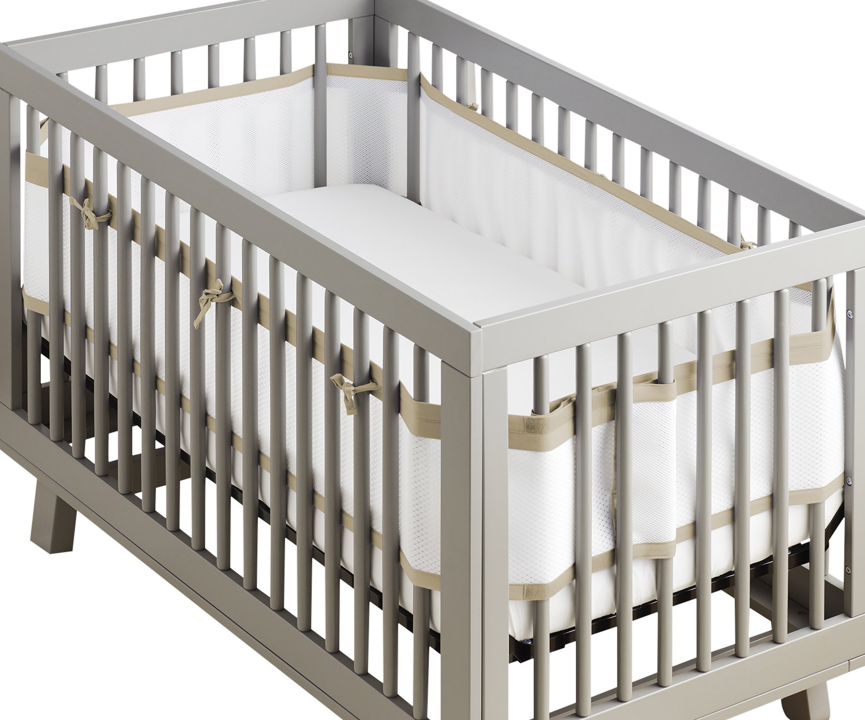 Algopix Similar Product 20 - BreathableBaby Breathable Mesh Crib