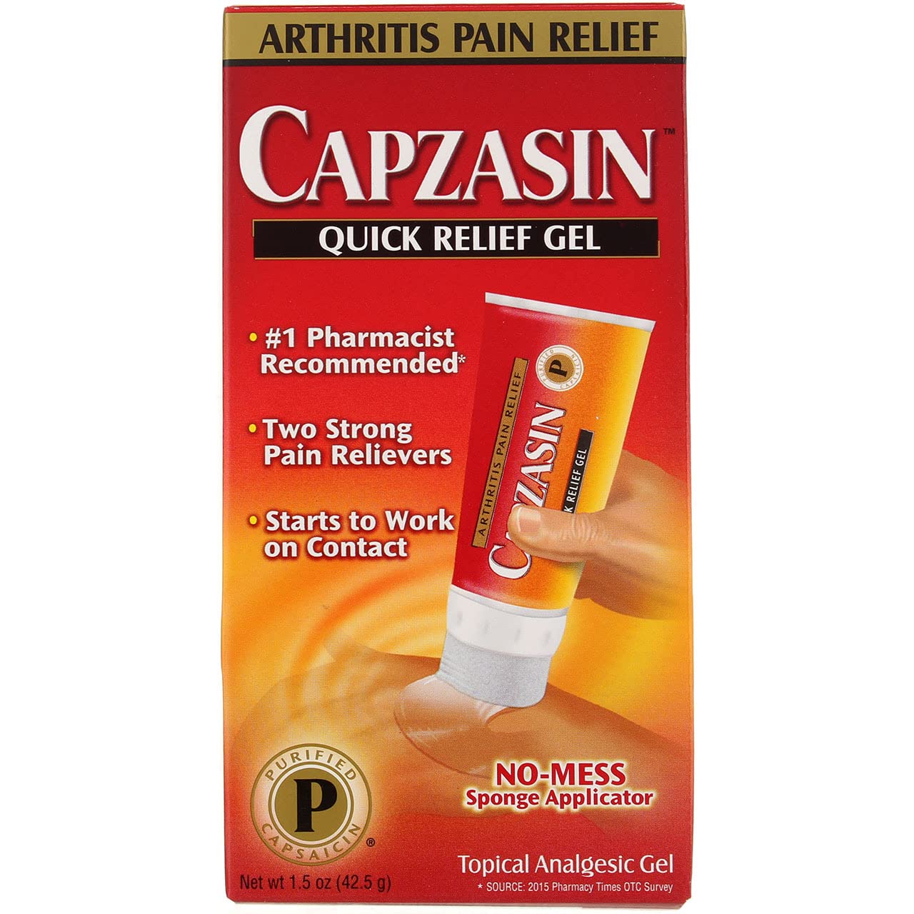 Algopix Similar Product 13 - Capzasin Quick Relief Gel  15 oz