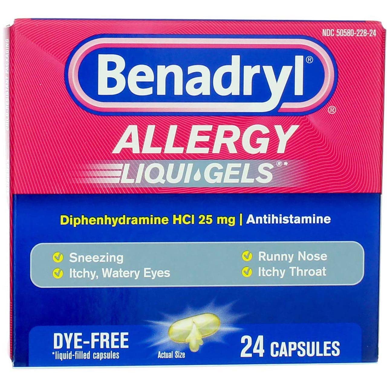 Algopix Similar Product 4 - Benadryl LiquiGels Antihistamine