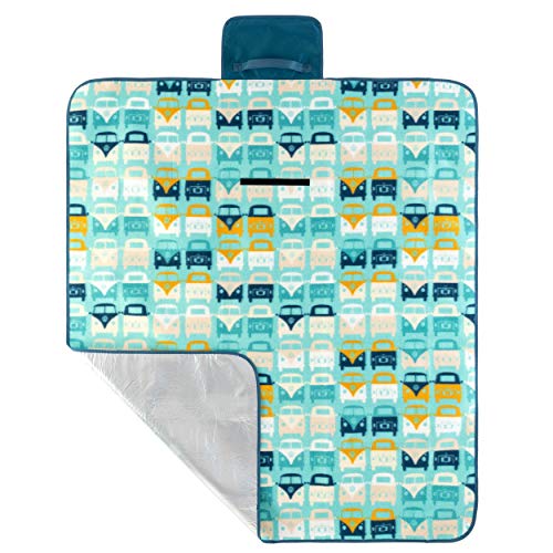 Algopix Similar Product 4 - Volkswagen Picnic Blanket Rug 