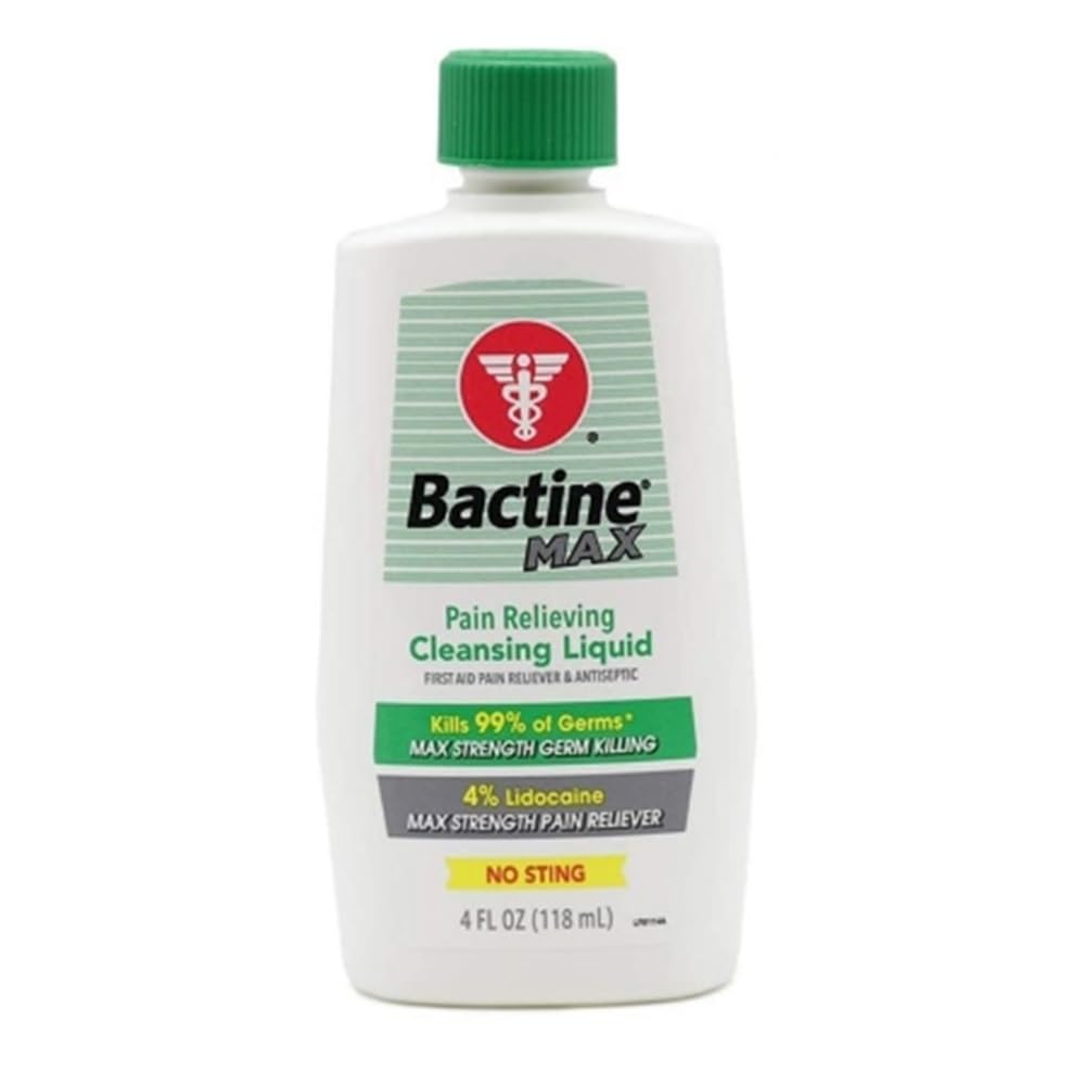 Algopix Similar Product 20 - Bactine Max 4 oz Pain Relieving Liquid