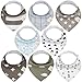 Algopix Similar Product 17 - KeaBabies 8Pack Organic Baby Bandana