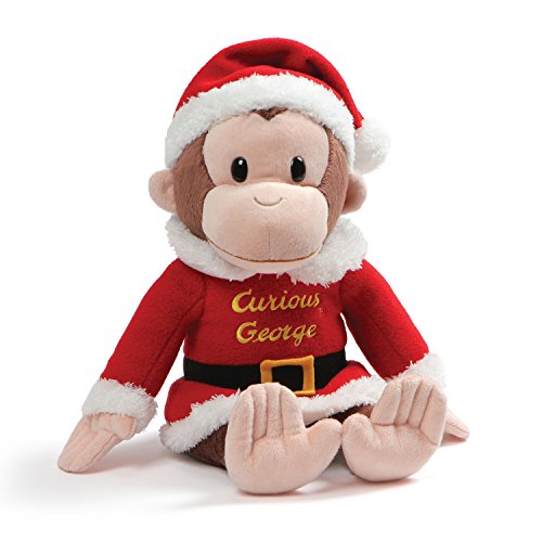 Algopix Similar Product 9 - GUND Curious George Holiday Santa Suit