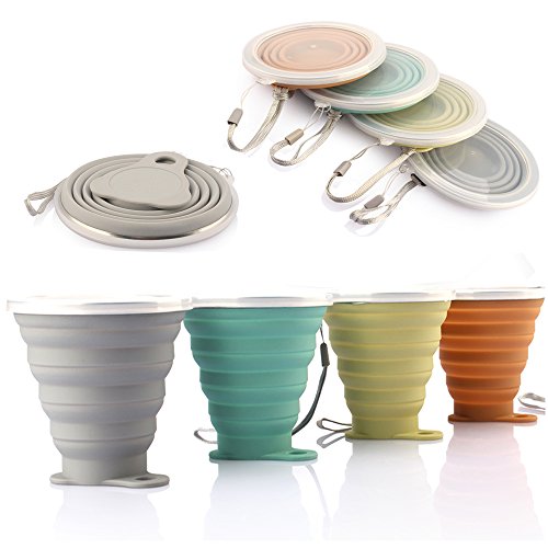 Algopix Similar Product 4 - MEFAN Silicone Collapsible Travel Cup