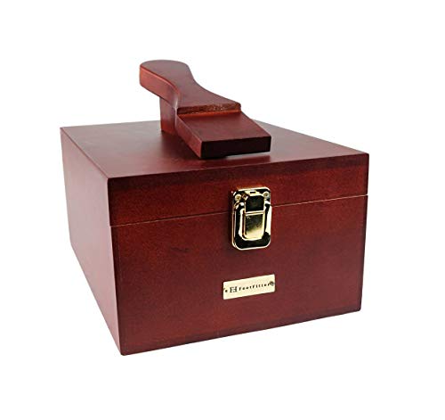 Algopix Similar Product 7 - FootFitter Shoe Shine Valet Box with