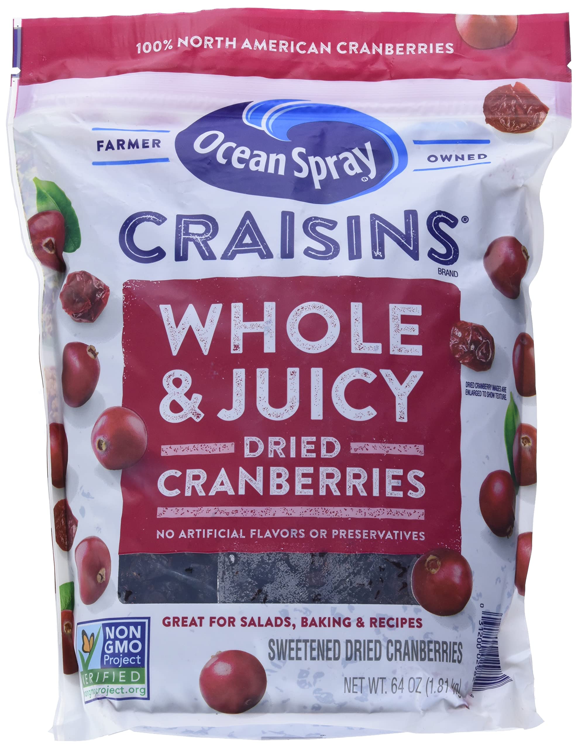 Algopix Similar Product 6 - Ocean Spray Whole Craisins Dried