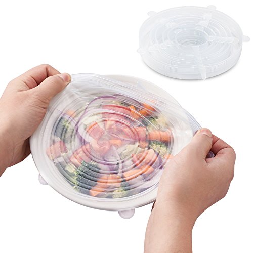Algopix Similar Product 7 - Silicone Stretch Lids Reusable Durable