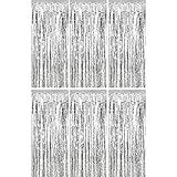 Algopix Similar Product 16 - Sumind 6 Pack Foil Curtains Backdrop