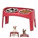 Algopix Similar Product 17 - IRIS USA Elevated Dog Bowls Adjustable