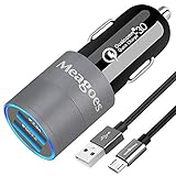 Algopix Similar Product 5 - Meagoes Fast Micro USB Car Charger