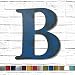 Algopix Similar Product 8 - Metal Letter B  8 12 16 22 or