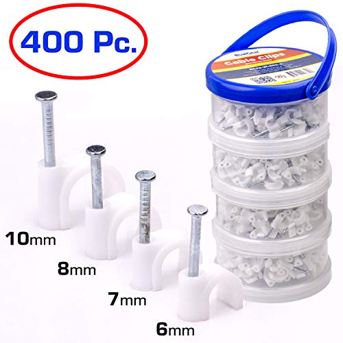 Algopix Similar Product 15 - QualGear 6mm 7mm 8mm 10mm Cable Clips