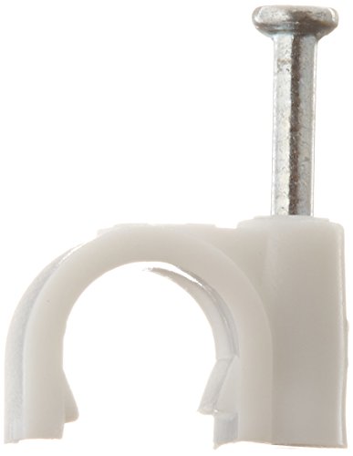 Algopix Similar Product 5 - QualGear 7mm Cable Clips White 100