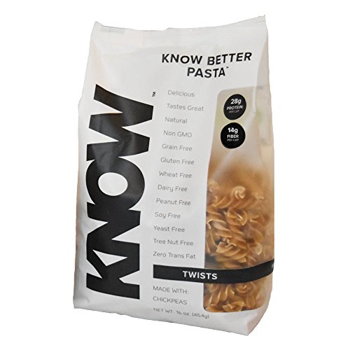 Algopix Similar Product 3 - KNOW Foods Chickpea Pasta Twists