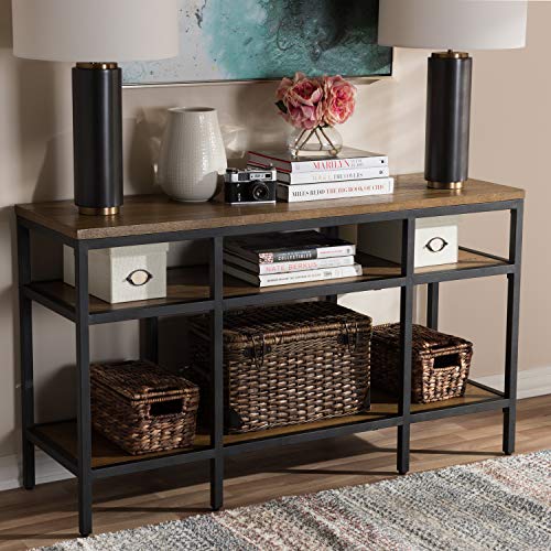 Algopix Similar Product 1 - Baxton Studio Caribou Rustic Industrial