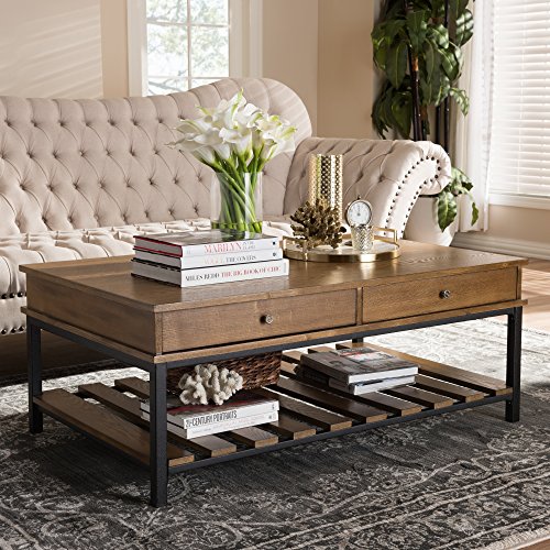 Algopix Similar Product 18 - Baxton Studio Newcastle Rustic