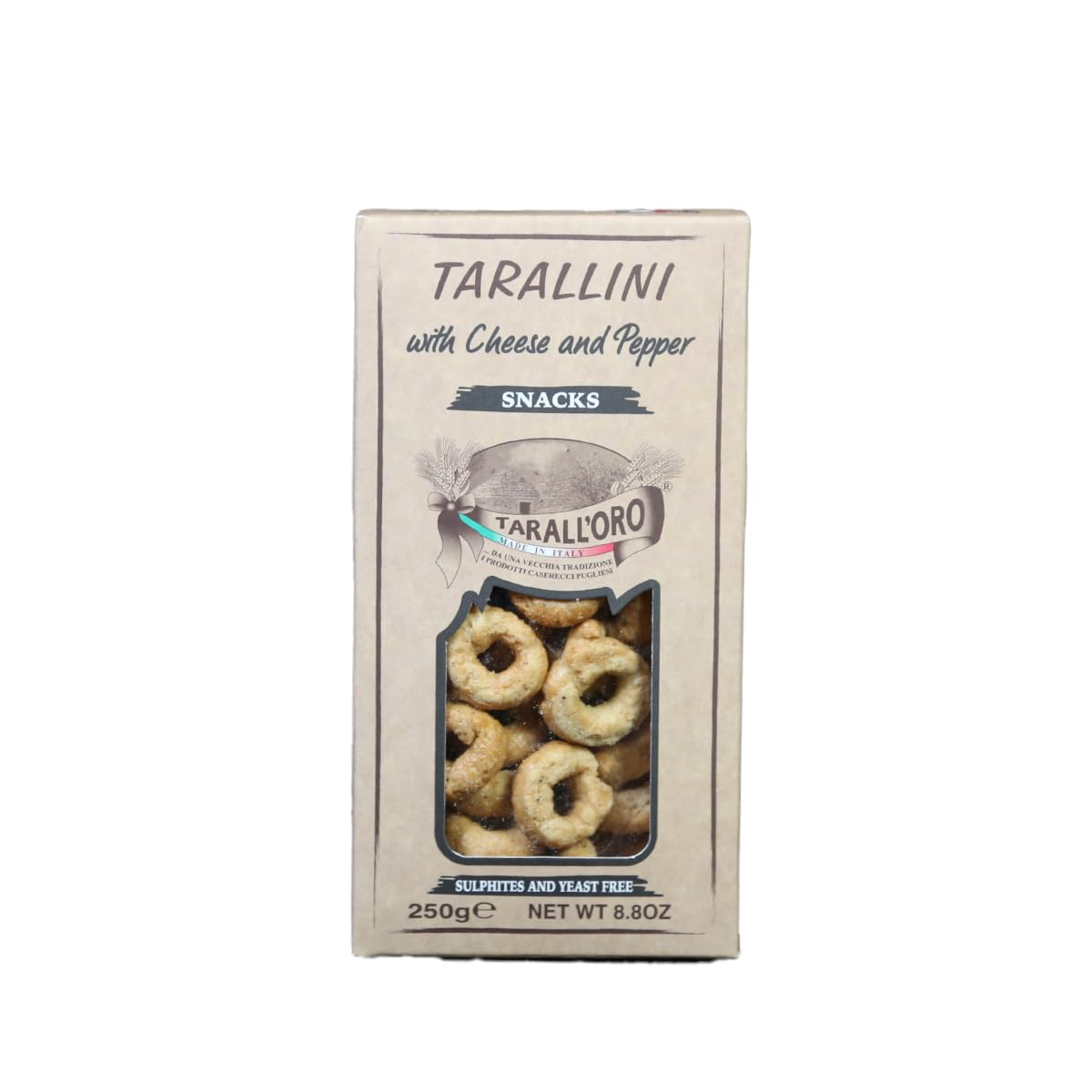 Algopix Similar Product 18 - Tarallini (Cheese and Pepper) 6 Pack