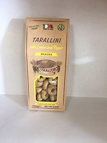Algopix Similar Product 5 - Tarallini (Lemon and Pepper) (6 Pack)