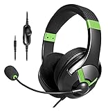 Algopix Similar Product 1 - Amazon Basics Gaming Headset - Green