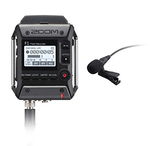 Algopix Similar Product 4 - Zoom F1 Field Recorder Lavalier Package