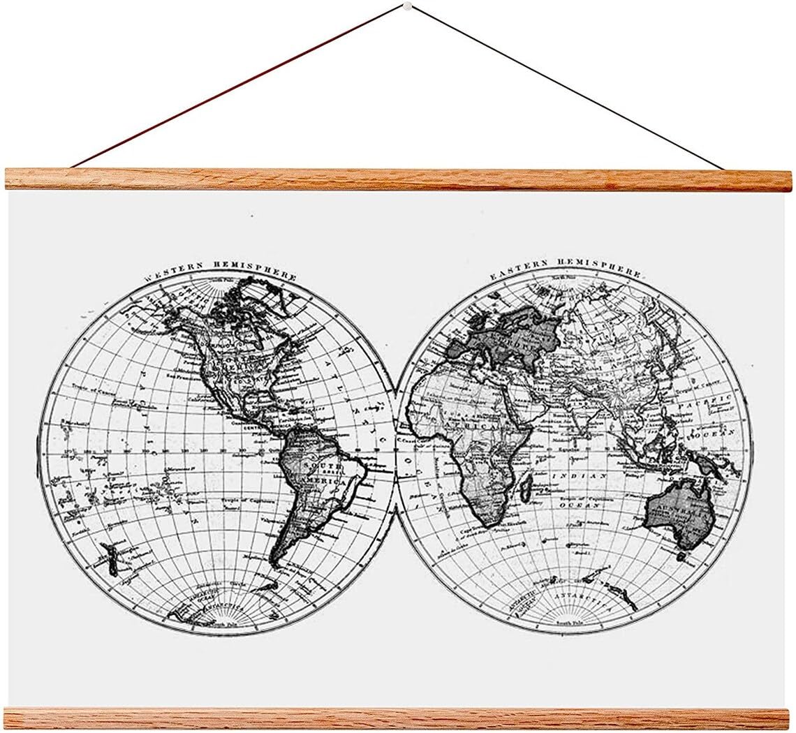 Algopix Similar Product 8 - Landmass 36 Wide Magnetic Poster