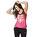 Algopix Similar Product 17 - Zumba Fitness Bubble Hem Workout Tank