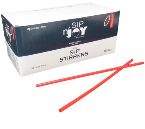 Algopix Similar Product 1 - Crystalware Large Plastic Stir Straw