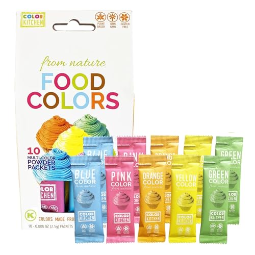 Algopix Similar Product 12 - ColorKitchen Food Coloring 10Pack 