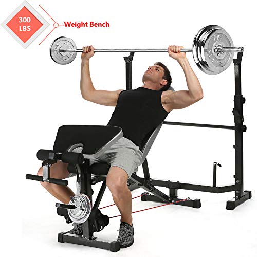 Algopix Similar Product 18 - Tomasar Olympic Weight Bench with