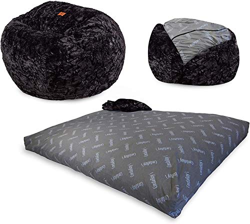 Algopix Similar Product 18 - CordaRoys Faux Fur Bean Bag Chair