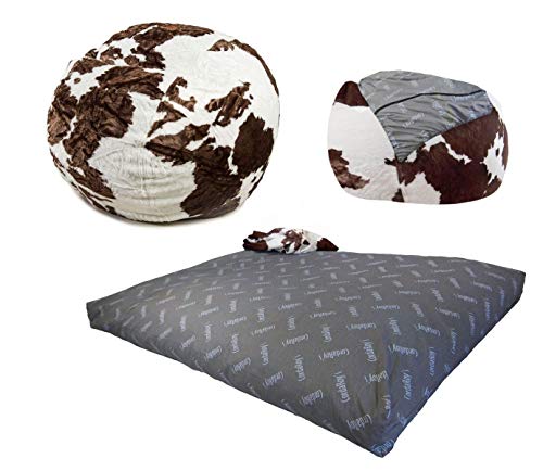 Algopix Similar Product 17 - CordaRoys Faux Fur Bean Bag Chair